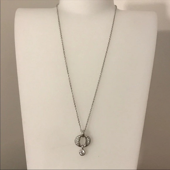 Sterling White Zircon Necklace by Fossil - Picture 3 of 8